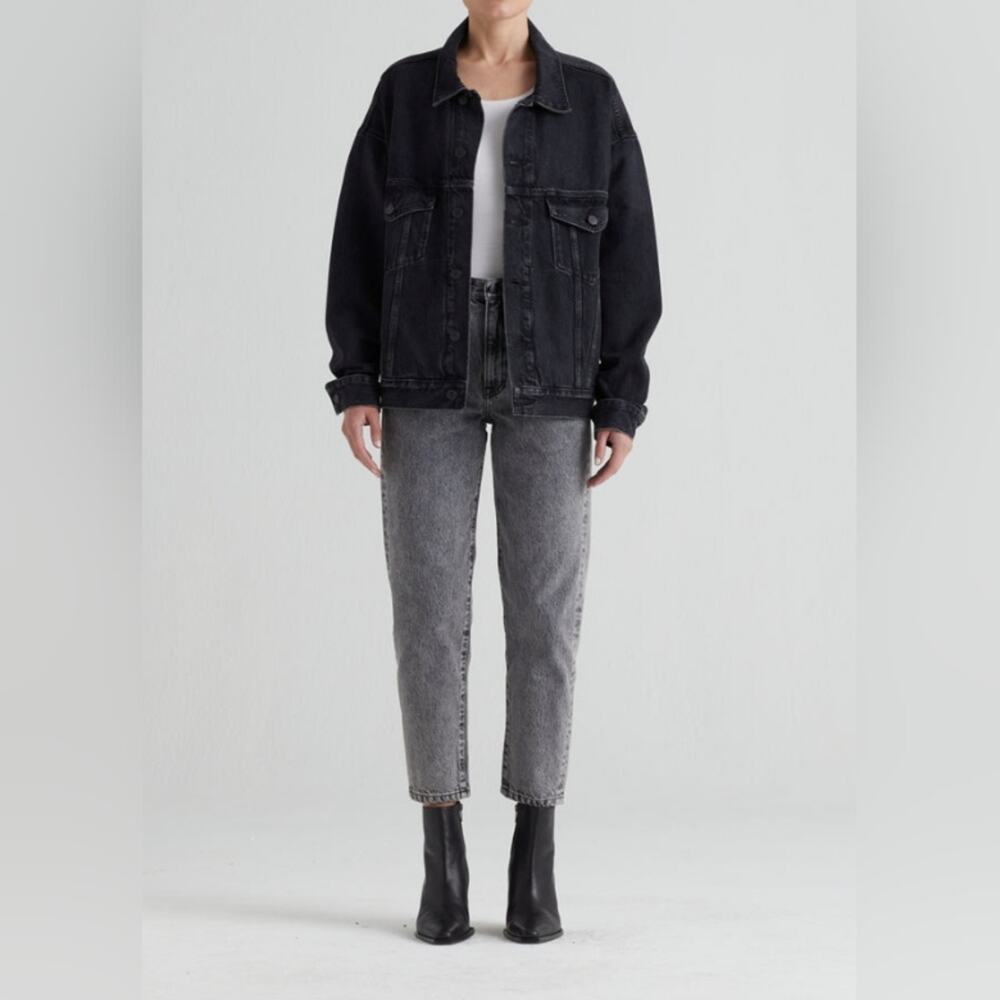 EDWIN NWT SOLD ON ANTHROPOLOGIE AND EDW CODY 90'S OVERSIZED JACKET IN IRONY $248